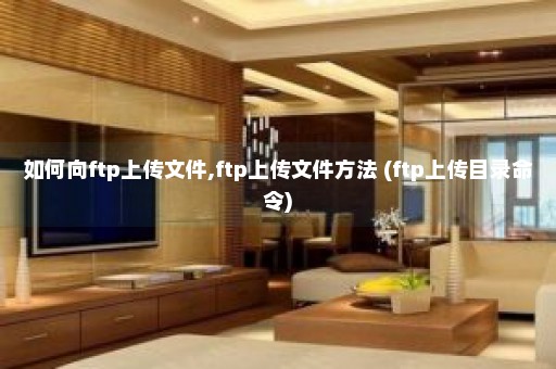 如何向ftp上传文件,ftp上传文件方法 (ftp上传目录命令)