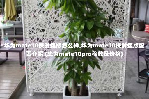 华为mate10保时捷版怎么样,华为mate10保时捷版配置介绍 (华为mate10pro参数及价格)