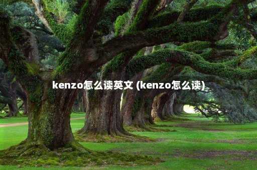 kenzo怎么读英文 (kenzo怎么读)