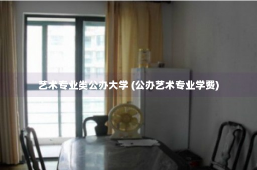 艺术专业类公办大学 (公办艺术专业学费)