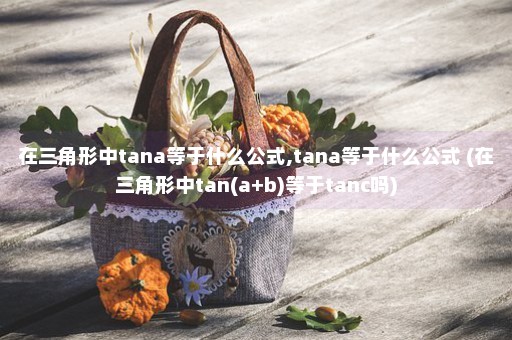 在三角形中tana等于什么公式,tana等于什么公式 (在三角形中tan(a+b)等于tanc吗)