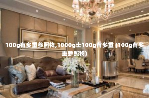 100g有多重参照物,1000g士100g有多重 (100g有多重参照物)