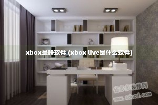 xbox是啥软件 (xbox live是什么软件)