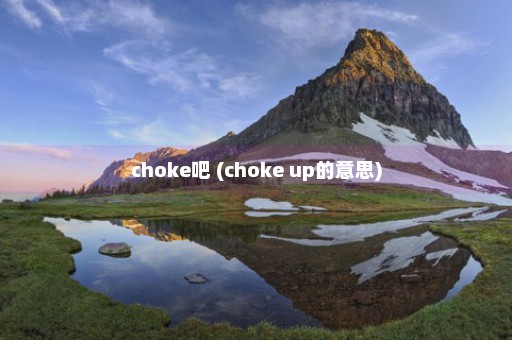 choke吧 (choke up的意思)