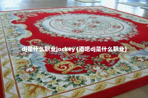 dj是什么职业jockey (酒吧dj是什么职业)