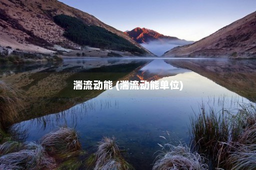 湍流动能 (湍流动能单位)