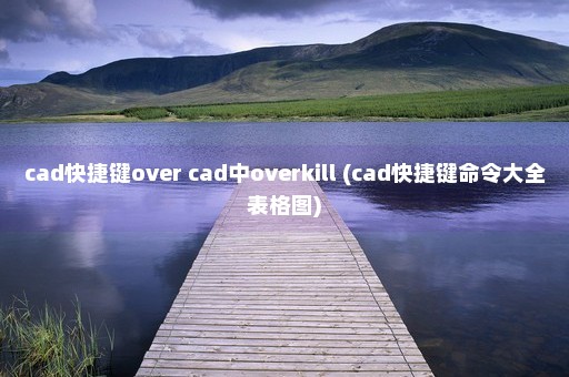 cad快捷键over cad中overkill (cad快捷键命令大全表格图)