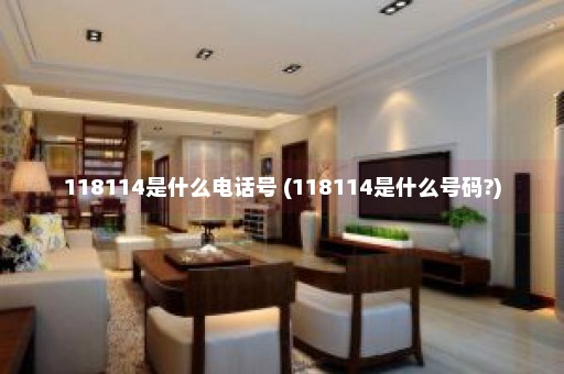 118114是什么电话号 (118114是什么号码?)