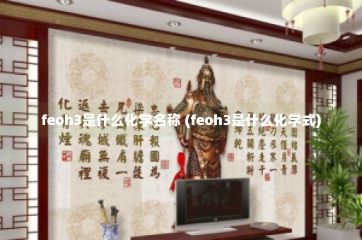 feoh3是什么化学名称 (feoh3是什么化学式)