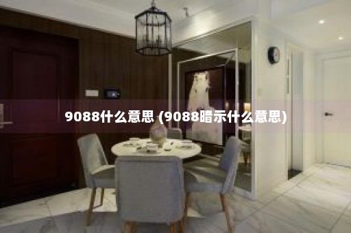 9088什么意思 (9088暗示什么意思)