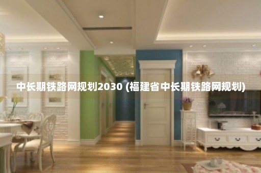 中长期铁路网规划2030 (福建省中长期铁路网规划)