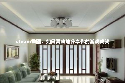 steam截图，如何高效地分享你的游戏成就