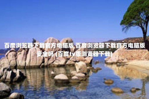 百度浏览器下载官方电脑版 百度浏览器下载官方电脑版安全吗 (百度tv版浏览器下载)