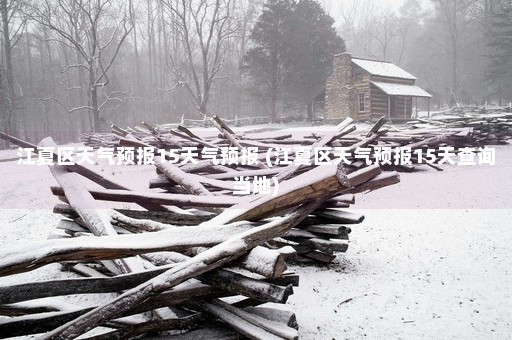 江夏区天气预报15天气预报 (江夏区天气预报15天查询当地)