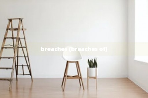 breaches (breaches of)