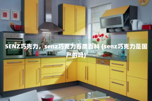 SENZ巧克力，senz巧克力百度百科 (senz巧克力是国产的吗)