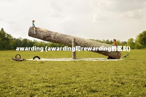 awarding (awarding和rewarding的区别)