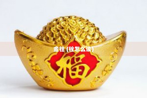 金铨 (铨怎么读)