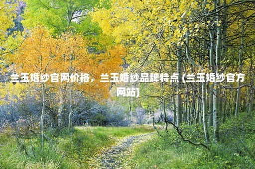 兰玉婚纱官网价格，兰玉婚纱品牌特点 (兰玉婚纱官方网站)