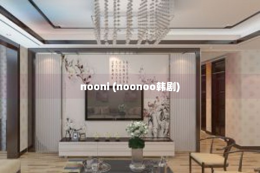 nooni (noonoo韩剧)