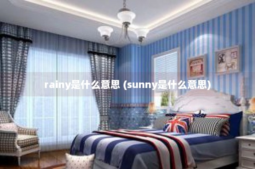 rainy是什么意思 (sunny是什么意思)