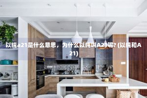 以纯a21是什么意思，为什么以纯叫A21呢? (以纯和A21)