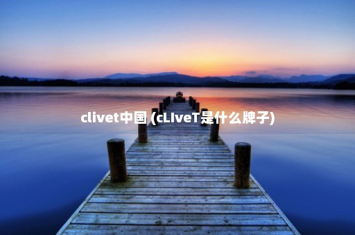 clivet中国 (cLIveT是什么牌子)